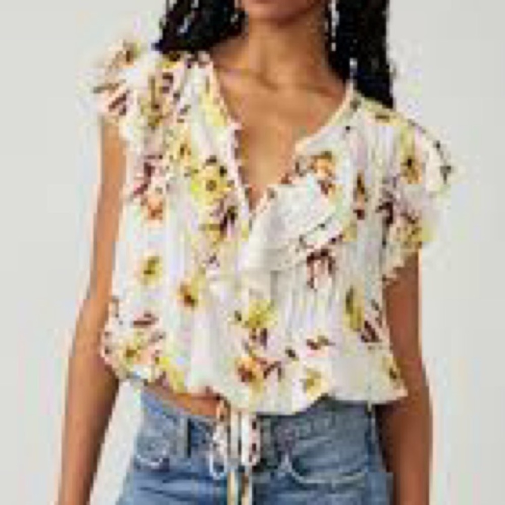 Free people maya printed top